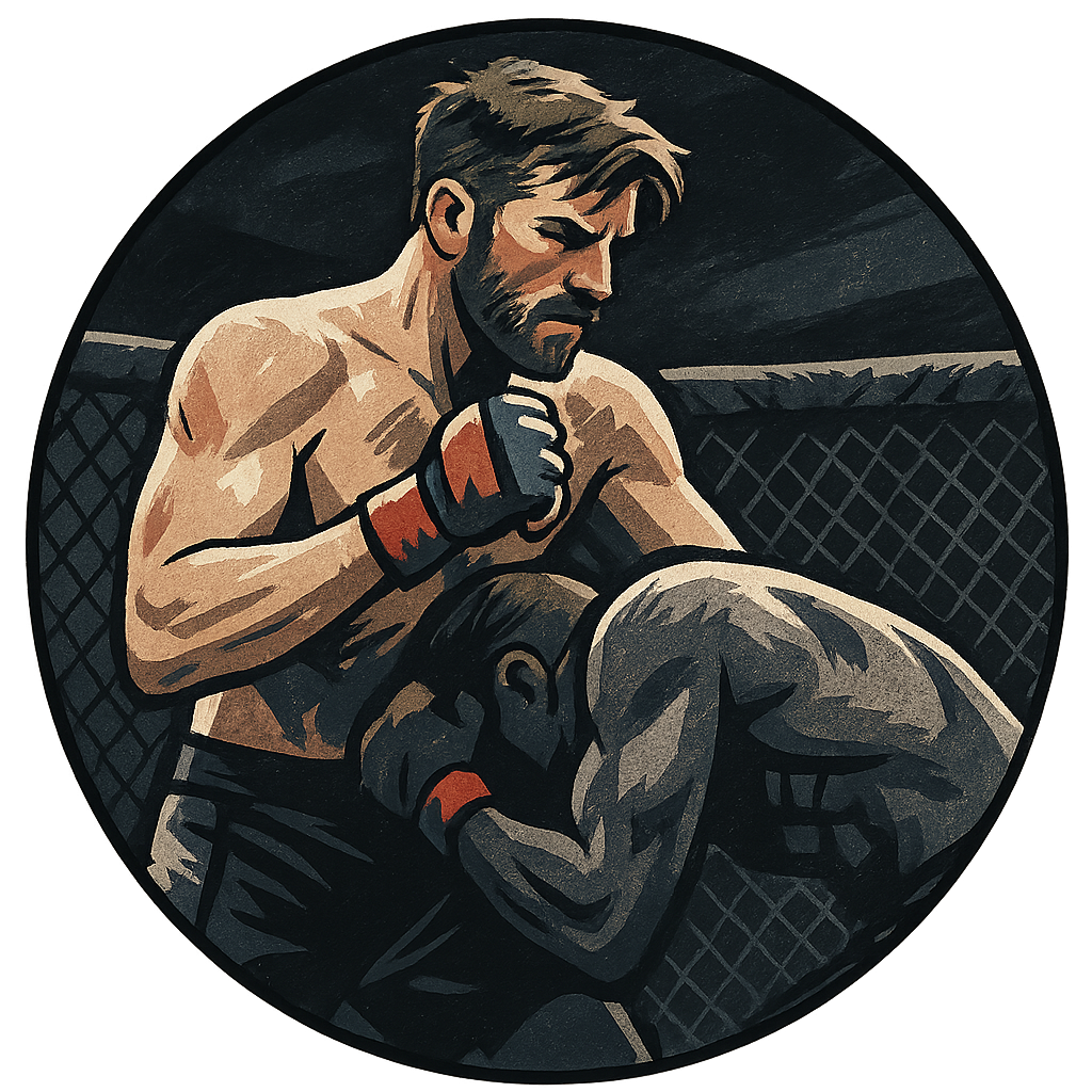 Coach Paul Mead in professional boxing stance